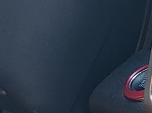 RedRock Start/Stop Button Trim; Red (15-20 F-150)