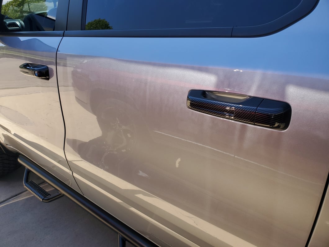 RedRock Door Handle Covers; Carbon Fiber (19-25 RAM 1500)