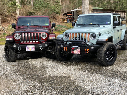 Jeep Licensed by RedRock Adventure HD Front Bumper with Jeep Logo (20-25 Jeep Gladiator JT)