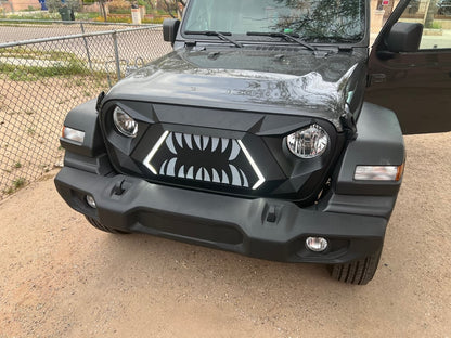 RedRock Open Wide Grille with LED DRL (18-25 Jeep Wrangler JL w/o TrailCam)