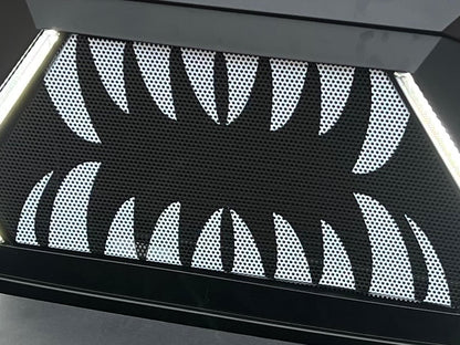 RedRock Open Wide Grille with LED DRL (18-25 Jeep Wrangler JL w/o TrailCam)