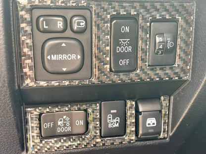 RedRock Switch Panel Trim; Carbon Fiber (14-21 Tundra)