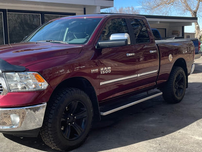RAM Licensed by RedRock Fuel Tank Door Cover; Chrome (09-18 RAM 1500)