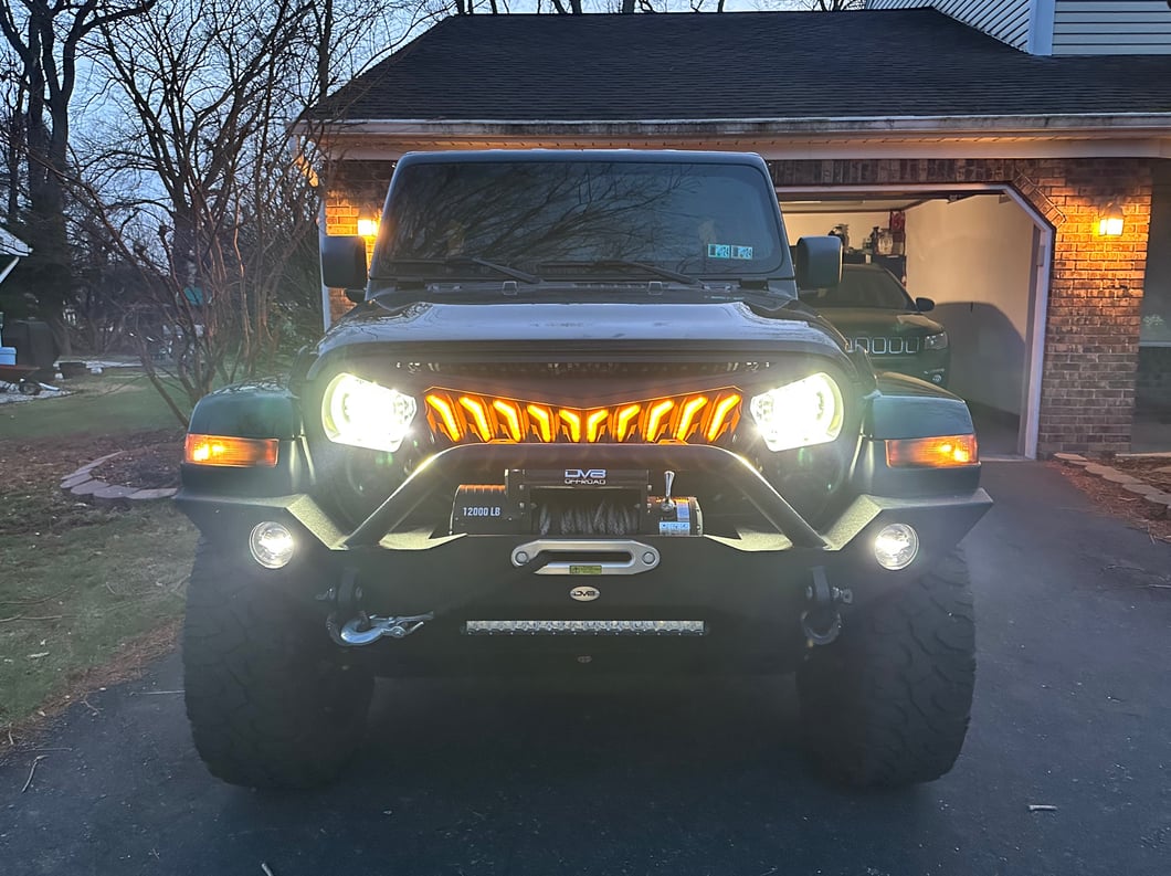 RedRock Torch Grille (18-25 Jeep Wrangler JL w/o TrailCam)