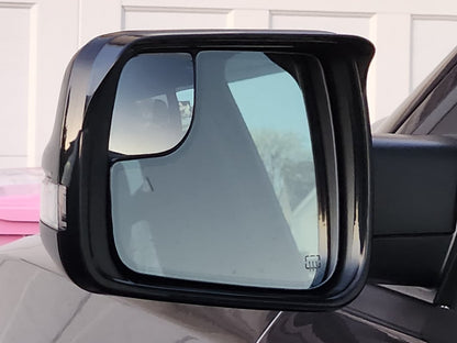 RedRock Side View Mirror Trim; Matte Black (19-25 RAM 1500)