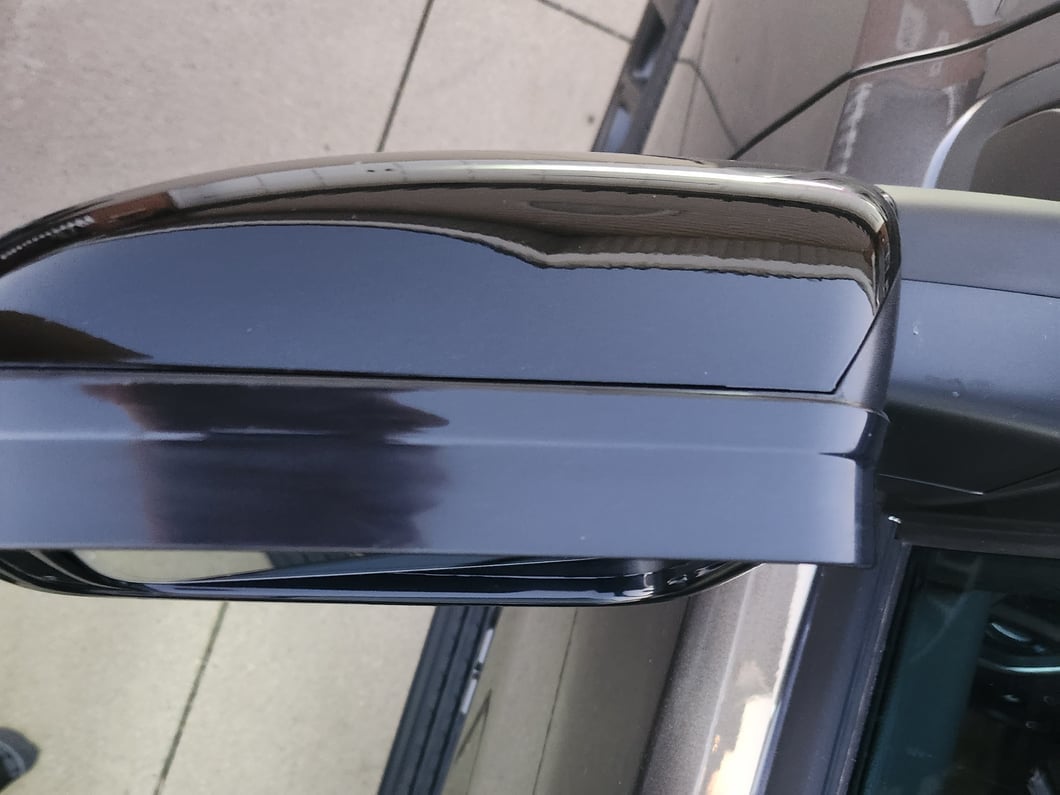 RedRock Side View Mirror Trim; Matte Black (19-25 RAM 1500)