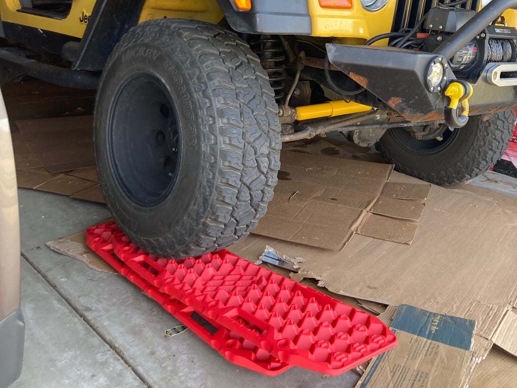 RedRock Recovery Traction Boards; Red