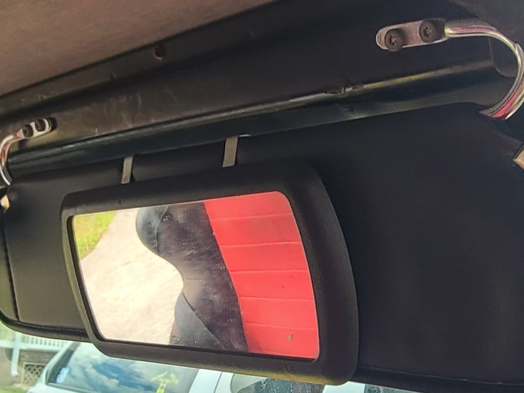 RedRock Sunvisors; Black (87-95 Jeep Wrangler YJ)