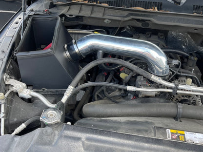 RedRock Cold Air Intake; Polished (09-18 5.7L RAM 1500)