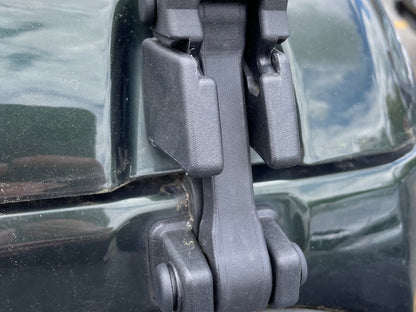 RedRock Replacement Hood Latch Straps; Black (07-18 Jeep Wrangler JK)