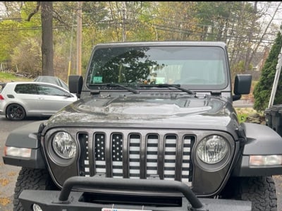 RedRock Grille Insert; Faded Glory (18-25 Jeep Wrangler JL w/o TrailCam)
