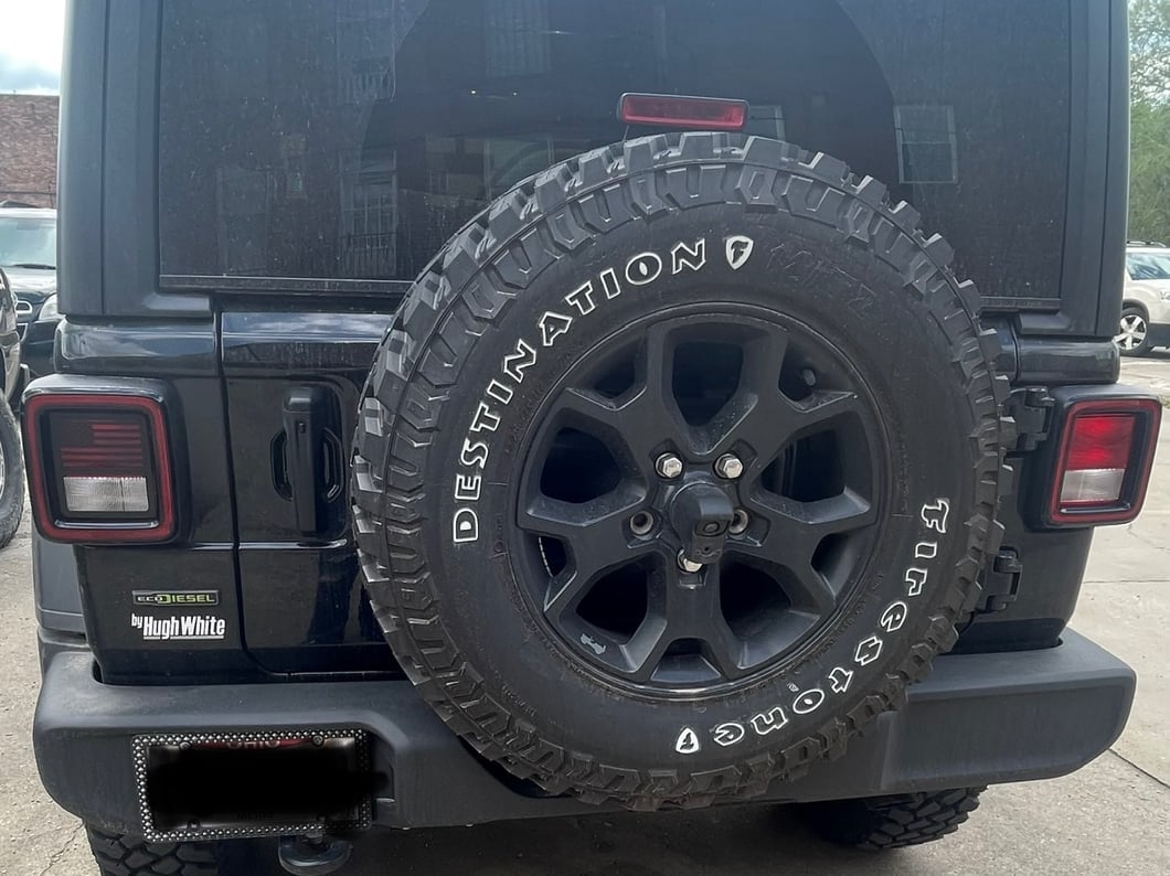 RedRock Tail Light Guards; USA Flag (18-25 Jeep Wrangler JL w/ Factory Halogen Tail Lights)