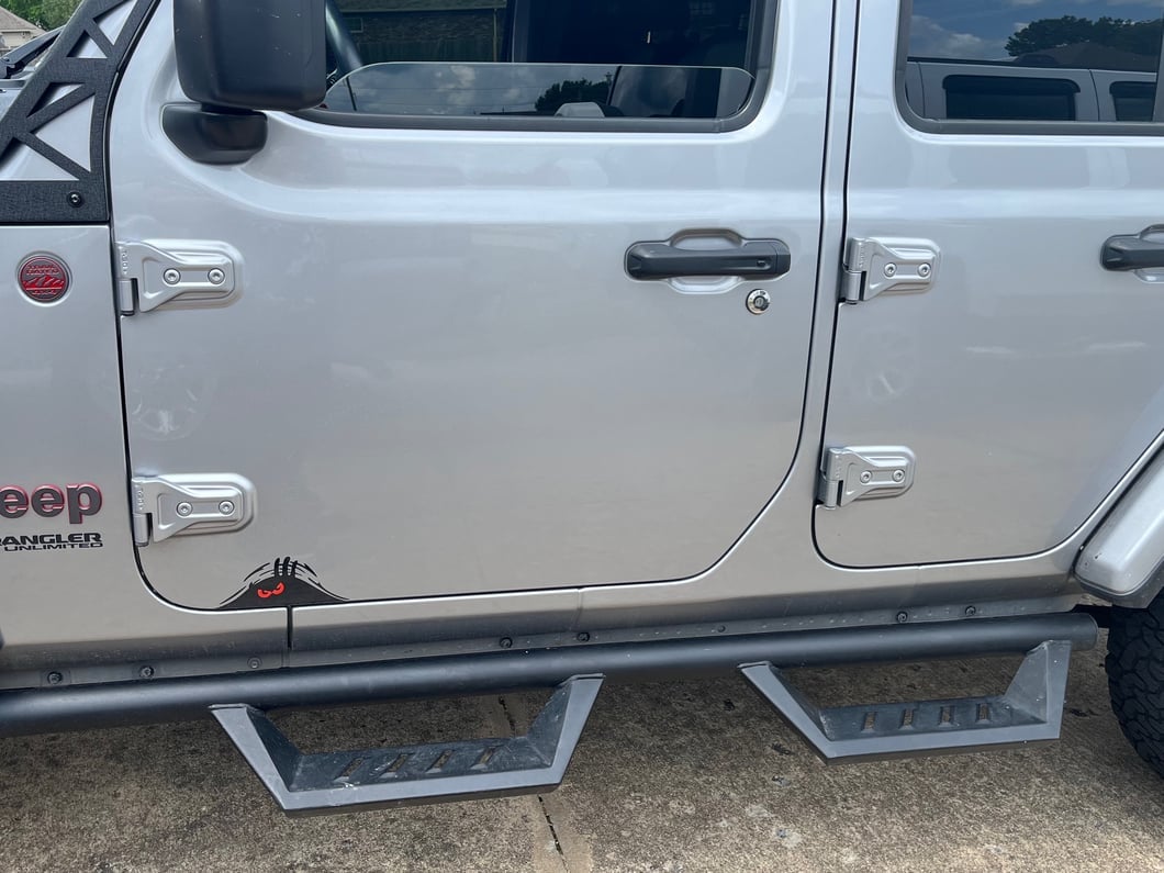 RedRock Tubular Drop Steps (18-25 Jeep Wrangler JL 4-Door)
