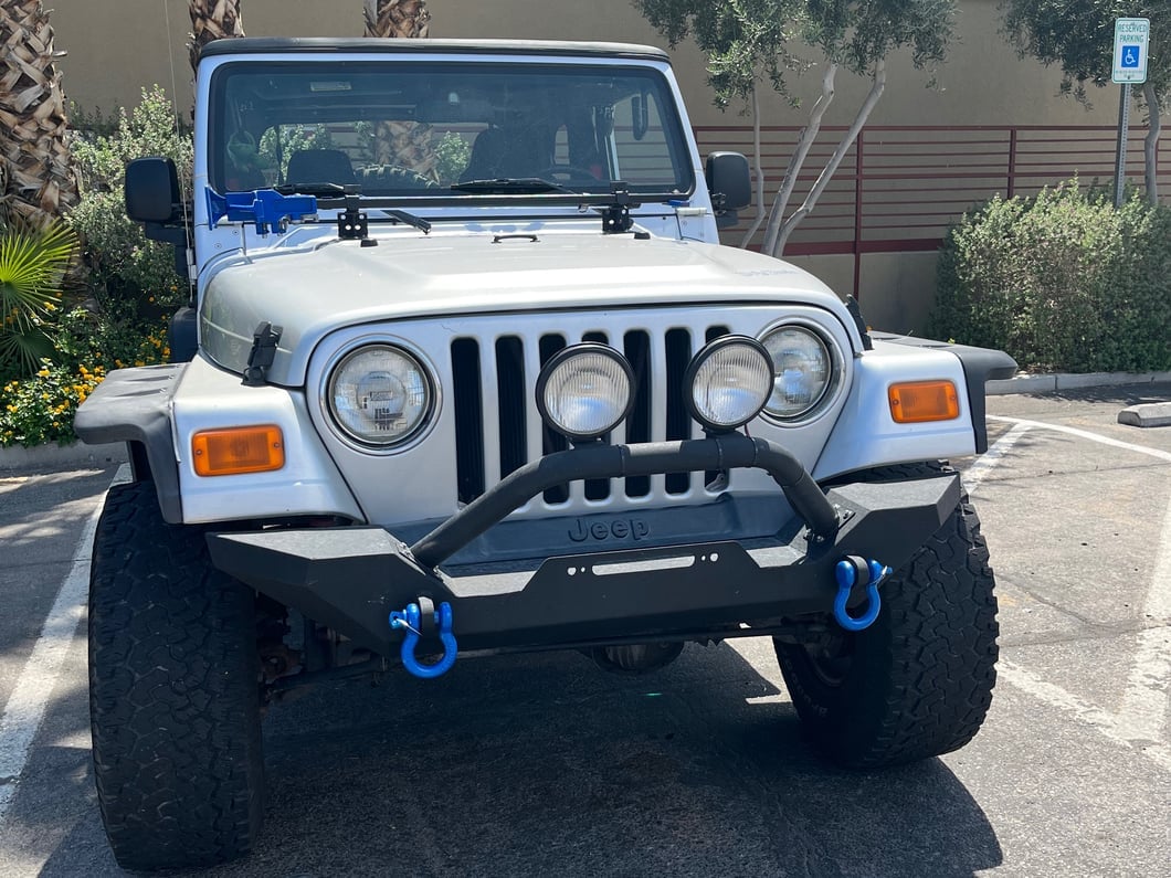 RedRock 3/4-Inch D-Ring Shackles; Hydro Blue