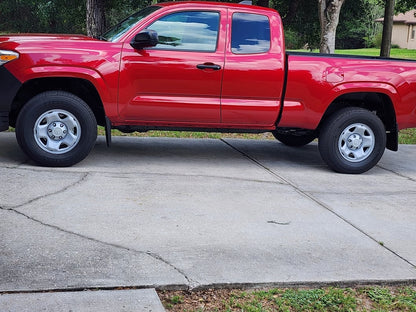 RedRock Molded Mud Guards; Front and Rear (16-23 Tacoma w/ OE Fender Flares)