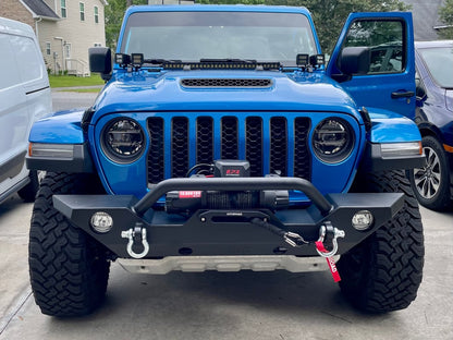 Jeep Licensed by RedRock Trail Force HD Front Bumper with Jeep Logo (20-25 Jeep Gladiator JT)