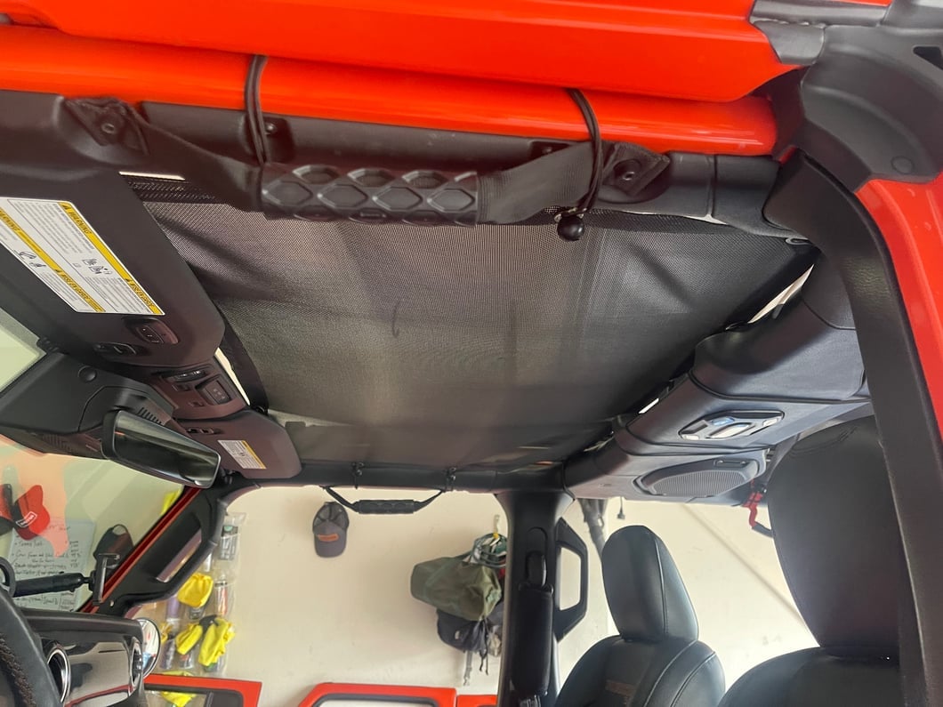 RedRock Mesh Sun Shade; Front and Rear; Black (18-23 Jeep Wrangler JL 4-Door)