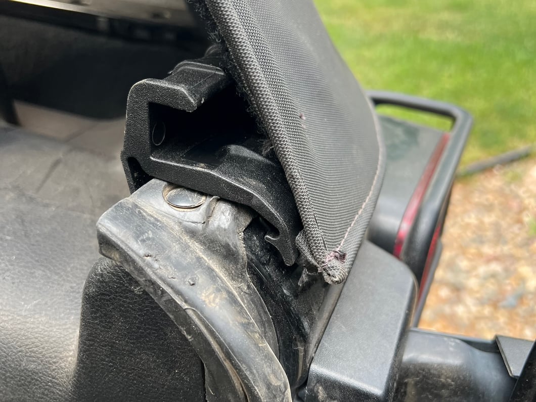 RedRock Soft Top Tailgate Retainer Brackets; Pair (07-18 Jeep Wrangler JK)