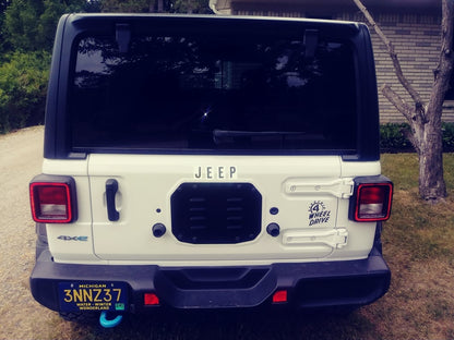 RedRock Spare Tire Delete; Vented (18-25 Jeep Wrangler JL, Excluding 4xe)
