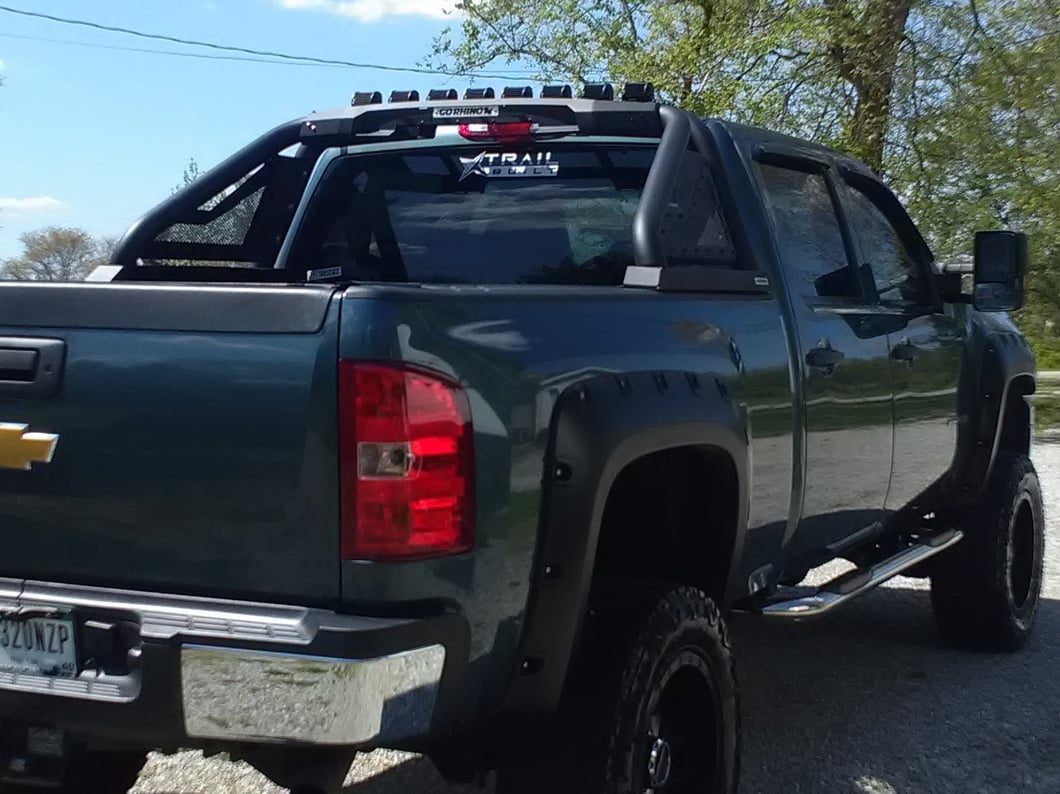 RedRock Pocket Style Fender Flares (07-14 Silverado 2500 HD)