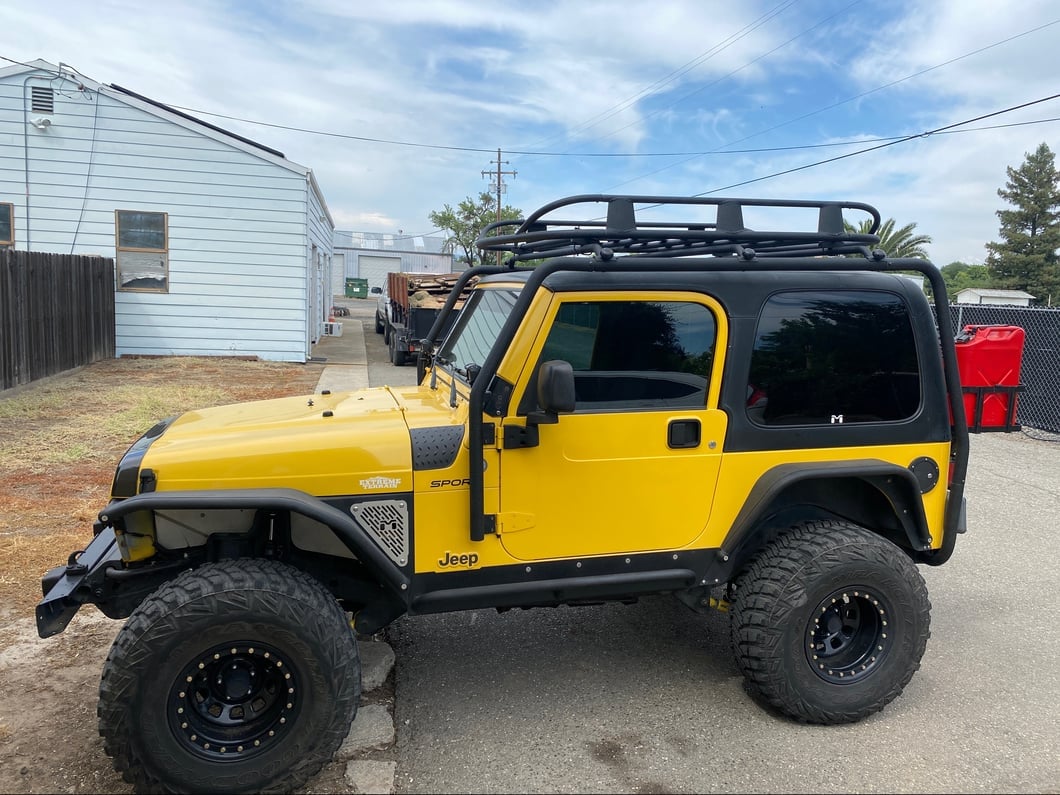 RedRock Cowl Body Armor; Textured Black (97-06 Jeep Wrangler TJ)