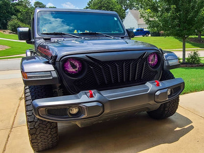 RedRock Titus Grille; Unpainted (18-25 Jeep Wrangler JL w/o TrailCam)