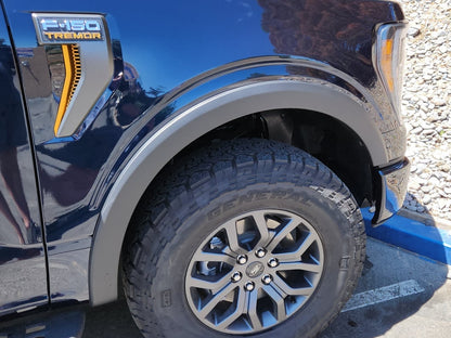 RedRock OE Style Fender Flares; Black (21-25 F-150 w/o Mud Guards, Excluding Raptor)