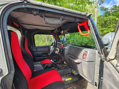 RedRock Gauge Cluster Trim; Red (97-06 Jeep Wrangler TJ)