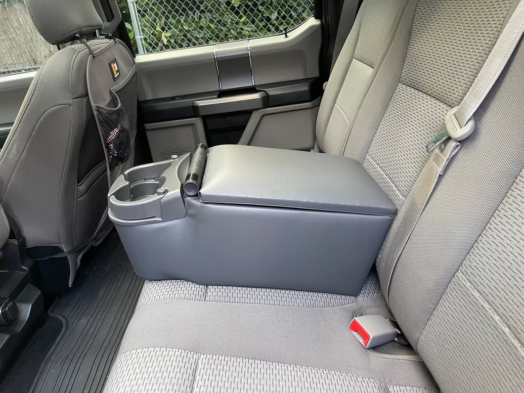 RedRock Universal Bench Seat Center Console with Cup Holders (Universal; Some Adaptation May Be Required)