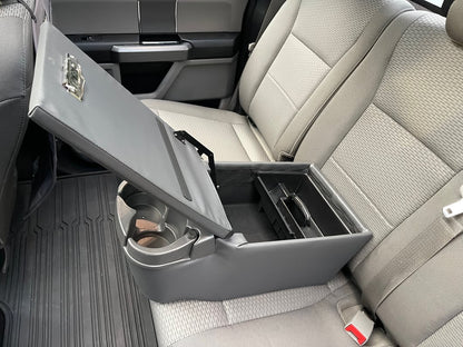 RedRock Universal Bench Seat Center Console with Cup Holders (Universal; Some Adaptation May Be Required)