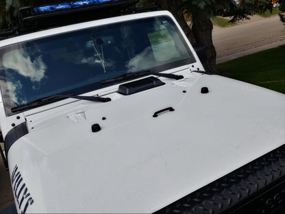 RedRock Cowl Vent Air Scoop; Textured Black (07-18 Jeep Wrangler JK)