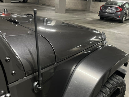 Jeep Licensed by RedRock 13-Inch Trail Antenna with Molded Jeep Logo (07-23 Jeep Wrangler JK & JL)