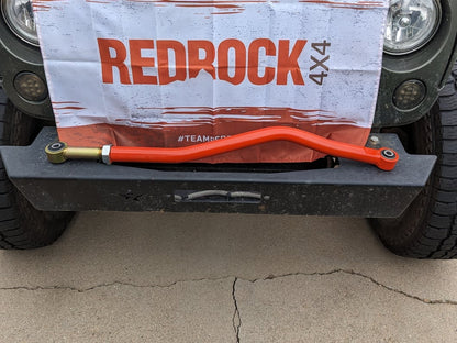 RedRock Adjustable Front Panhard Bar for 0 to 6-Inch Lift (07-18 Jeep Wrangler JK)