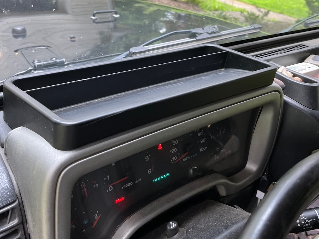 RedRock Dashboard Storage Organizer Tray (97-06 Jeep Wrangler TJ)