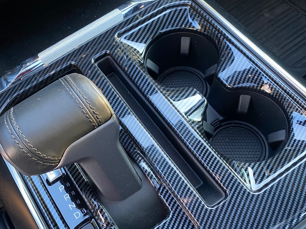 RedRock Center Console Trim; Carbon Fiber (21-25 F-150)