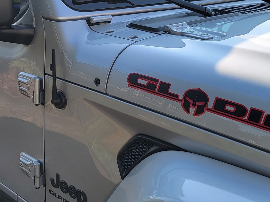 RedRock Off-Road Black Antenna; 6.50-Inch (20-23 Jeep Gladiator JT)