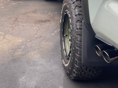 RedRock Molded Mud Guards; Front and Rear (16-23 Tacoma w/ OE Fender Flares)