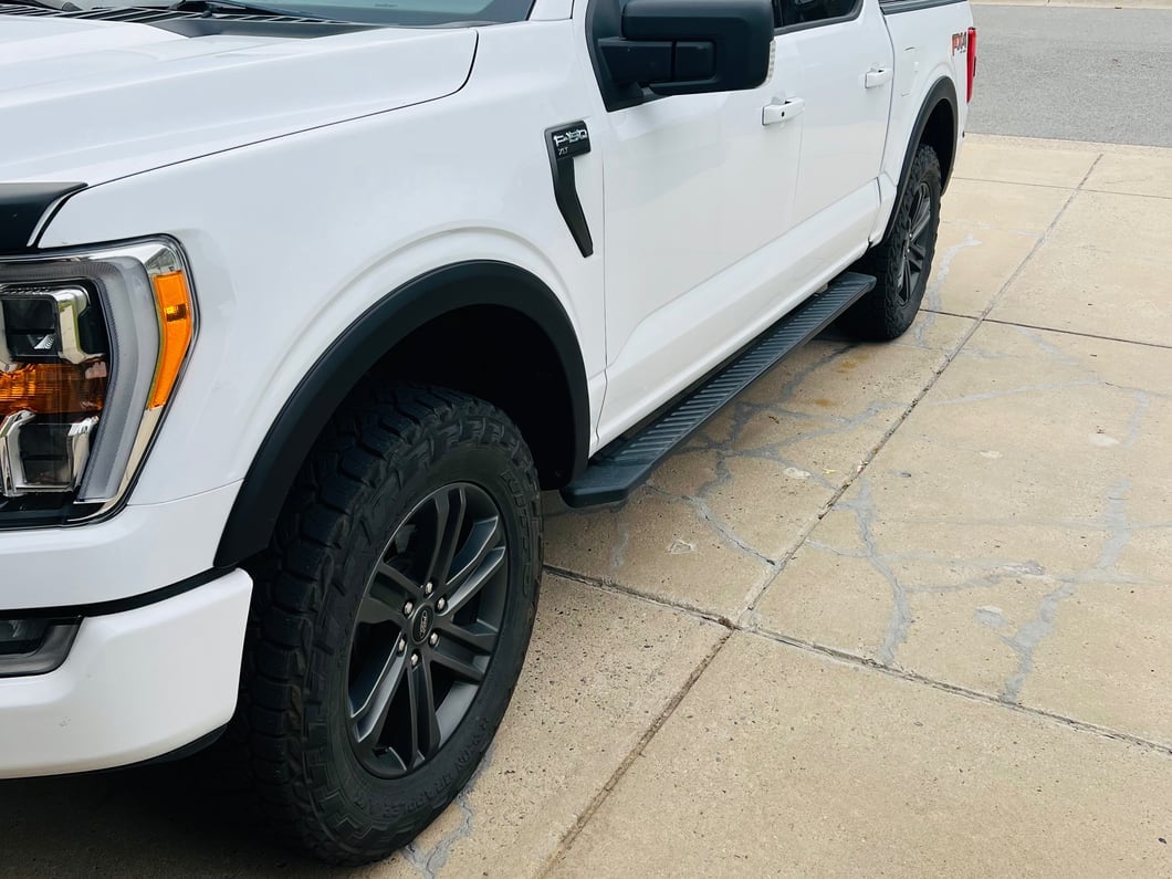 RedRock OE Style Fender Flares; Black (21-25 F-150 w/o Mud Guards, Excluding Raptor)