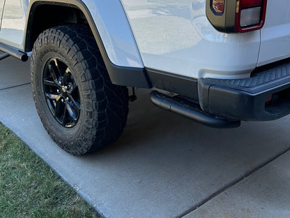 Jeep Licensed by RedRock Bed Side Rock Rails with Jeep Logo (20-25 Jeep Gladiator JT)