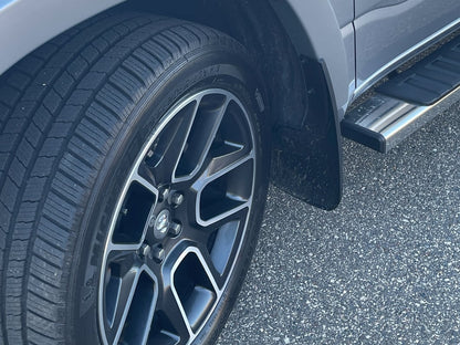 RedRock Molded Mud Guards; Front and Rear (19-24 RAM 1500 w/ OE Fender Flares, Excluding TRX)
