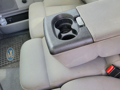 RedRock Center Console Replacement Cup Holder Pad; Black (04-14 F-150)