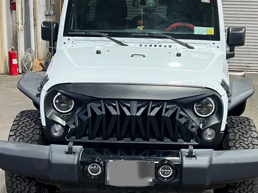 RedRock Replacement Headlight Mounting Brackets and Hardware (07-18 Jeep Wrangler JK)