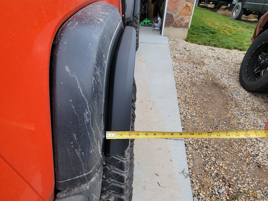 RedRock Fender Flare Extensions (18-25 Jeep Wrangler JL, Excluding Rubicon)