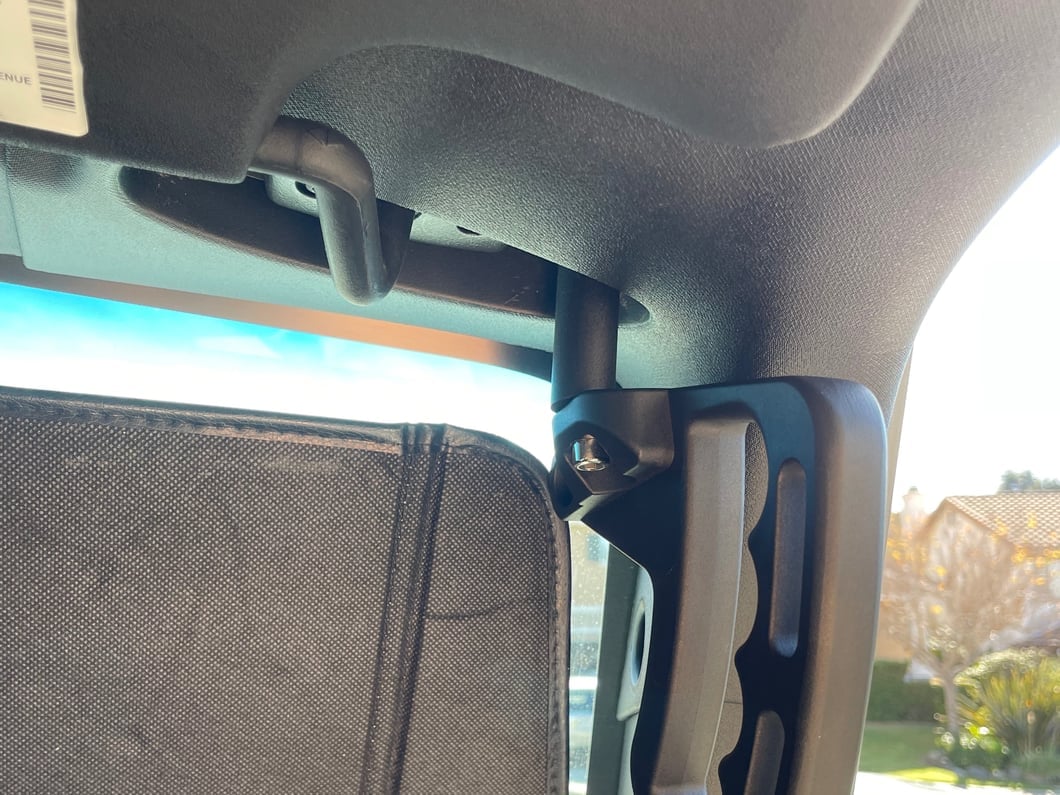 RedRock Aluminum Grab Handles; Pair (07-18 Jeep Wrangler JK)