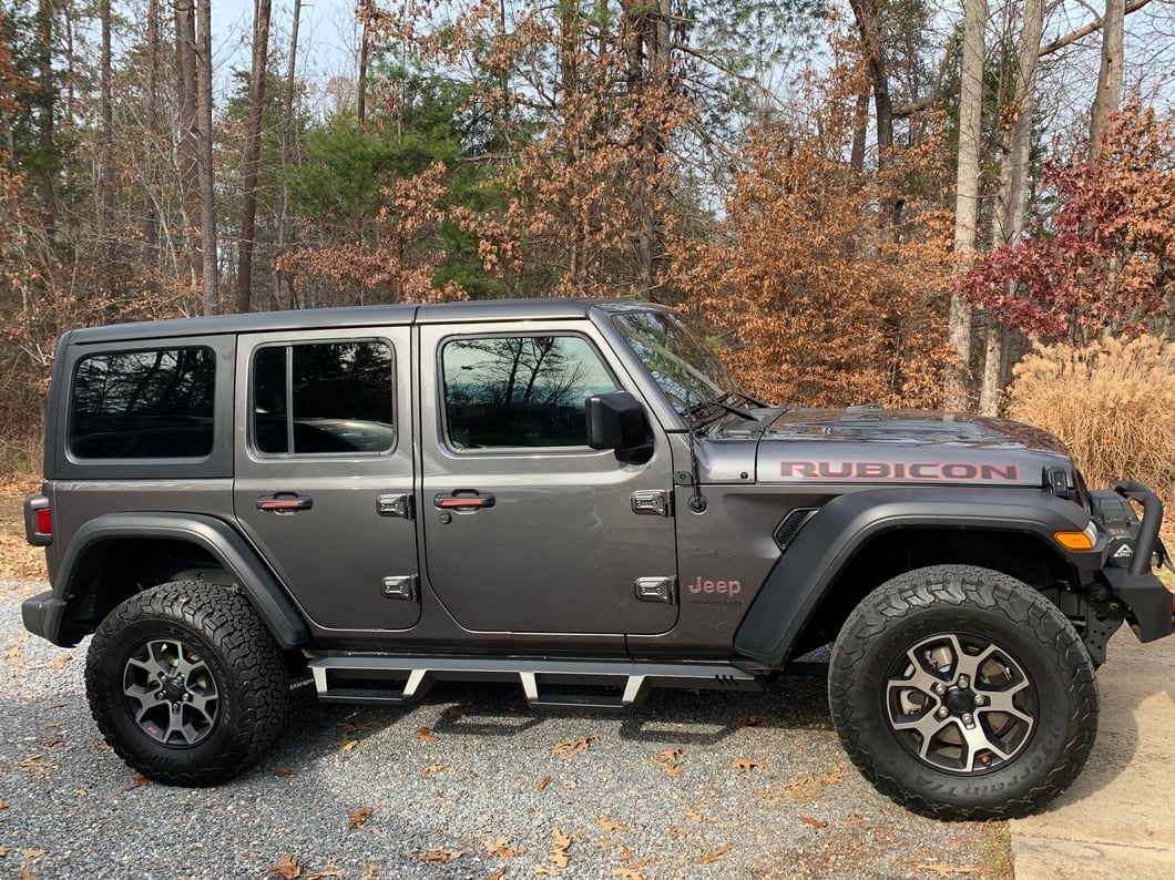RedRock Door Handle Inserts; Red (18-25 Jeep Wrangler JL 4-Door)