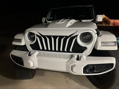 RedRock Titus Grille; Unpainted (18-25 Jeep Wrangler JL w/o TrailCam)