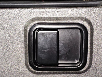 RedRock Paddle Door Handle; Driver Side; Black (76-06 Jeep CJ7, Wrangler YJ & TJ)