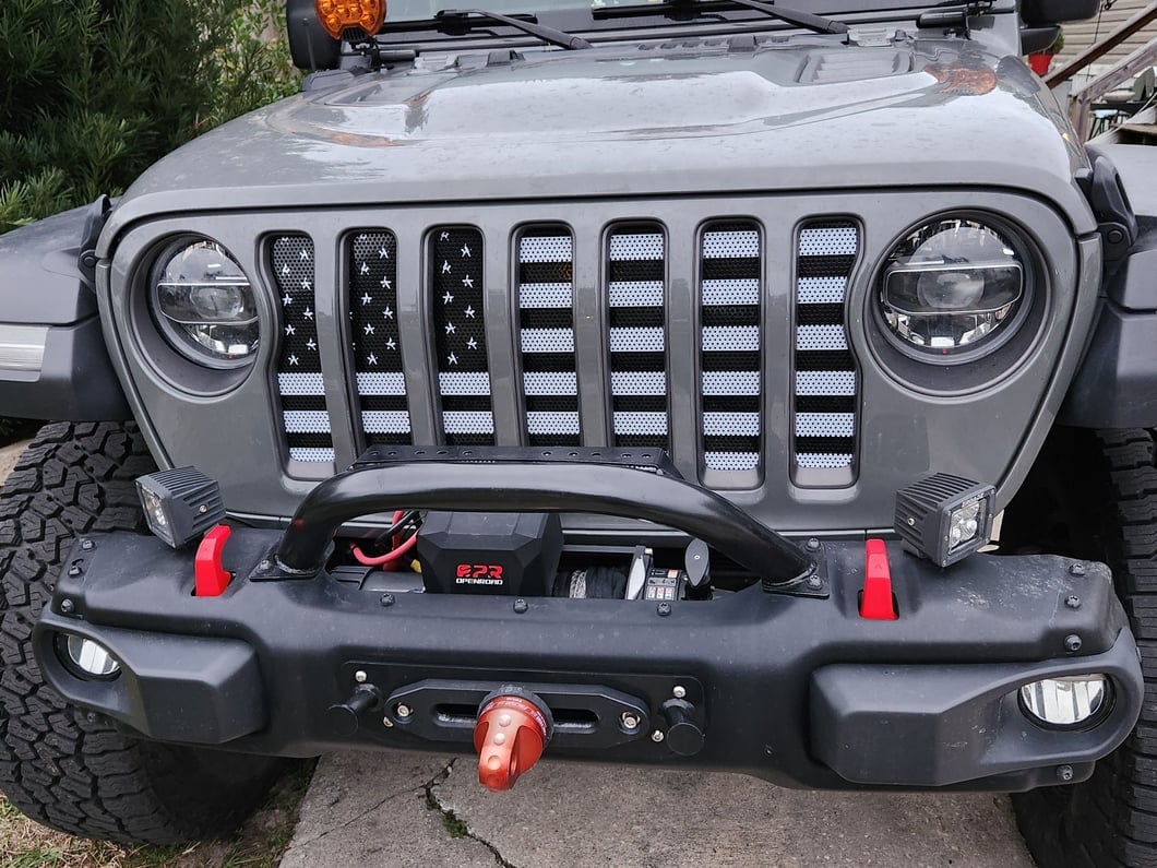 RedRock Grille Insert; Faded Glory (20-25 Jeep Gladiator JT w/o TrailCam)