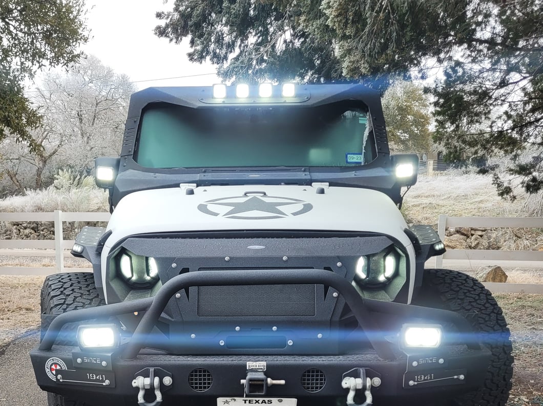 RedRock Headlight Guards (07-18 Jeep Wrangler JK)