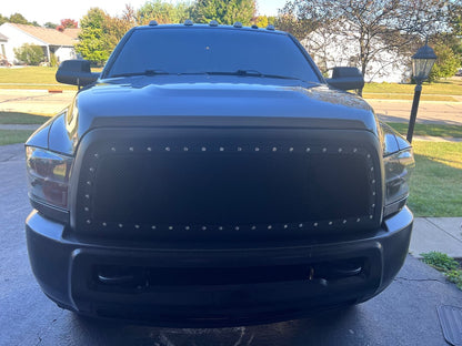 RedRock Evolution Stainless Steel Wire Mesh Upper Replacement Grille; Black (13-18 RAM 2500)
